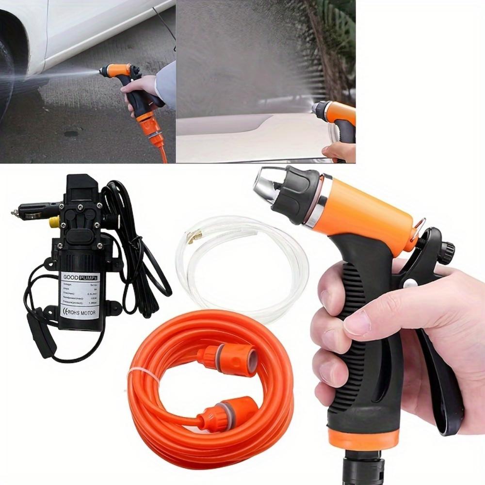 12V sada vodních pistolí pro vysokotlaké čištění automobilů - přenosné elektrické mycí zařízení pro automobily