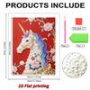 DIY Pearl Painting Set White Horse Pattern Home Decoration Handmade Sticky Diamond Creative Canvas Pearl Art Painting Crafts Perfect Gift