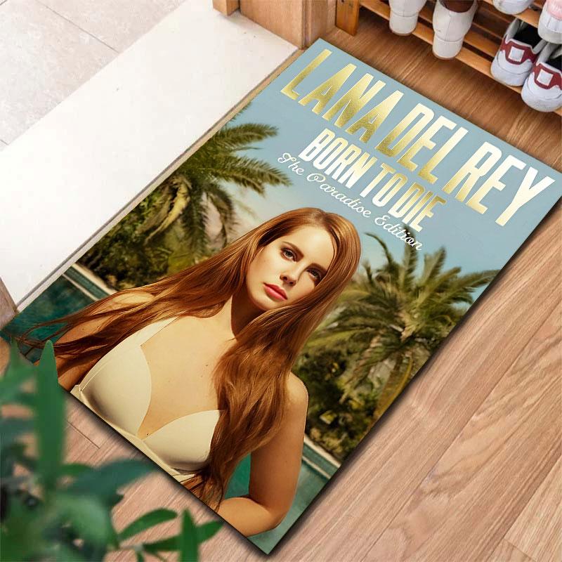 Lana Del Rey Carpet Rug for Living Room Bedroom Home Sofa Decoration,Kids play Non-slip Floor Mat