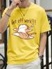 What The Cat With A Knife Printing TShirt Women Cotton Summer Short Sleeve Tees Comfortable Loose ONeck Tops Casual Clothes