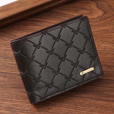 Men's Short Style PU Leather Wallet and Card Holder