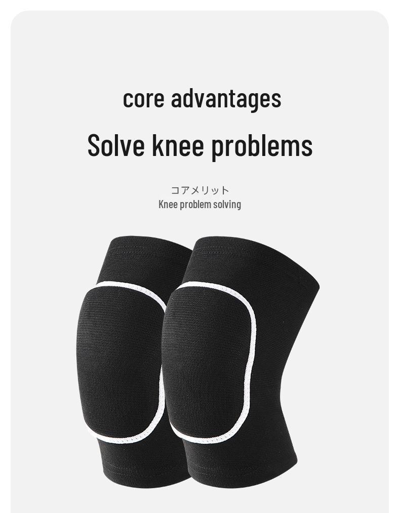 Dance & Sports Anti-Collision Knee Pads - Thickened Sponge for Yoga, Jazz, Street Dance, Knee Protection