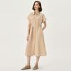 Huit Seersucker Short Sleeve Long Shirt Htwsu5j05t