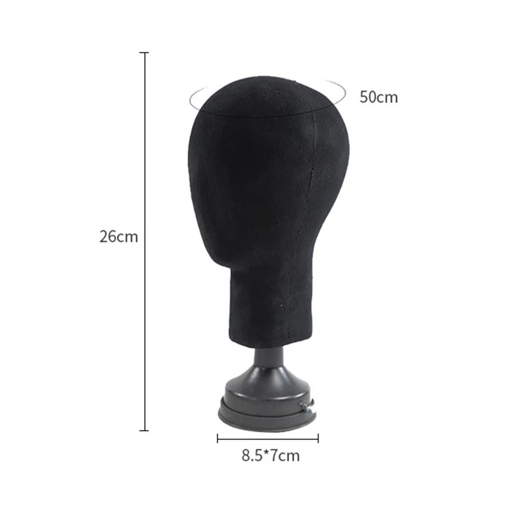 Praktyczny Model Głowy z Flokowanej Pianki Peruki Kapelusze Okulary Stojak Ekspozycyjny Uchwyt Stojak Męski Żeński Model Głowy Manekina Rekwizyty Fotograficzne