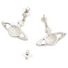 VIVIENNE WESTWOOD Earrings for Women Mini Bas Relief Drop Orb Crystal Earrings 62020025 02P116 Perfect Birthday Gift for Christmas Gift for Women - -
