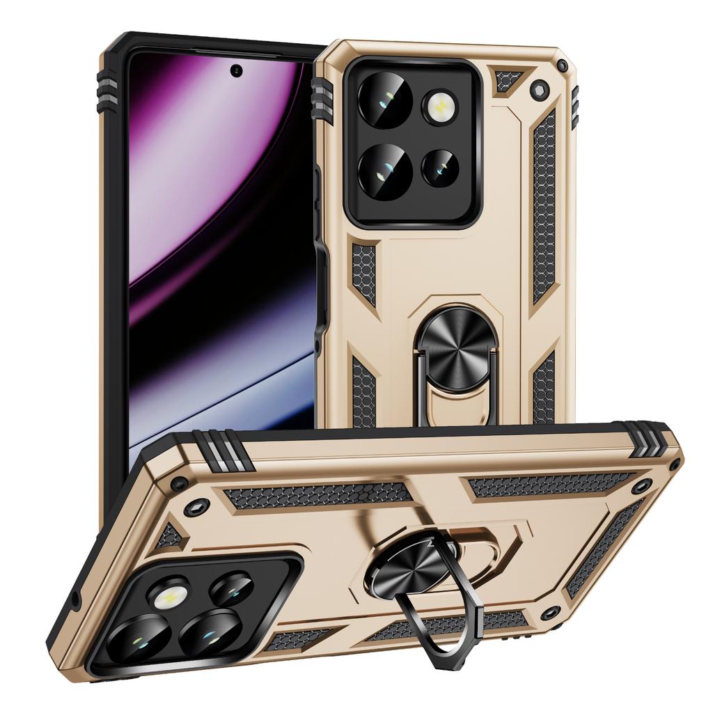 Phone Case for Motorola Moto G Play (2025) 4G/G Power (2025) PC+TPU Phone Cover with Kickstand
