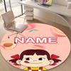 Personalized M-Milky Round Chair Office Rug - Perfect for Mat, Office Chair & More - Ideal Gift for Birthdays and Holidays