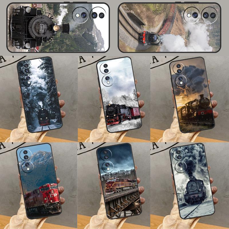 Train Railway Travel Case For Honor 200 Pro 50 70 90 Lite X9b X9a X8b X8a X8 X9 X9c Honor Magic 7 6 5 Lite Cover