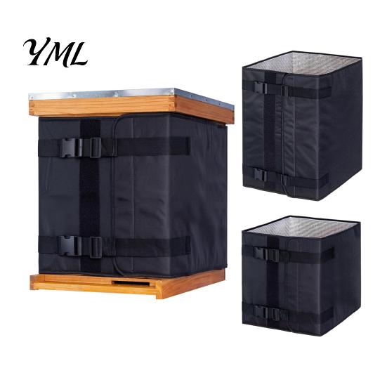 Apiary Winter Guard Beehive Wrap for 8 And 10 Frame Beehives, Insulated 600D Oxford Cloth Hive Protector Cover, Insulation Shield Cold Weather