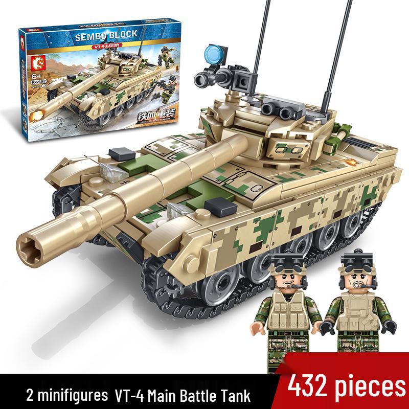 Sengbao Iron Blood VT-4 Tank Educational Building Blocks for Kids