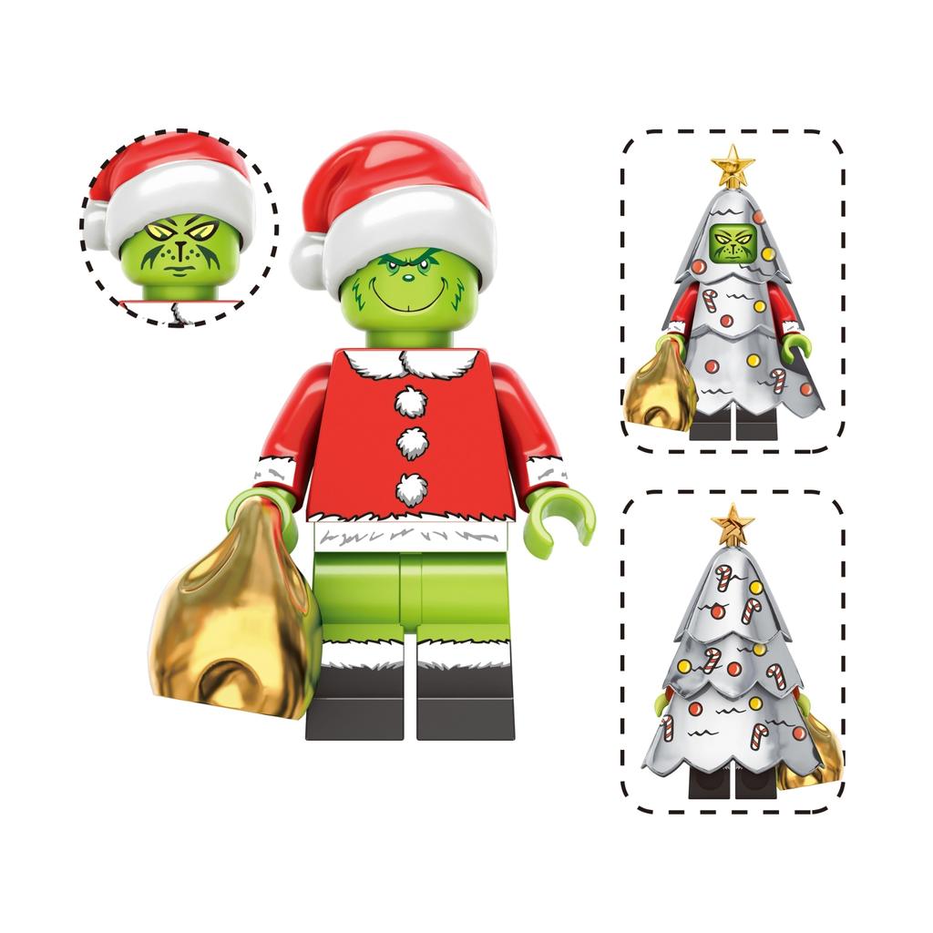Christmas Series Holiday Building Block Figurines