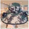 Men's Outdoor Wide Brim Sun Hat with UV Protection for Fishing