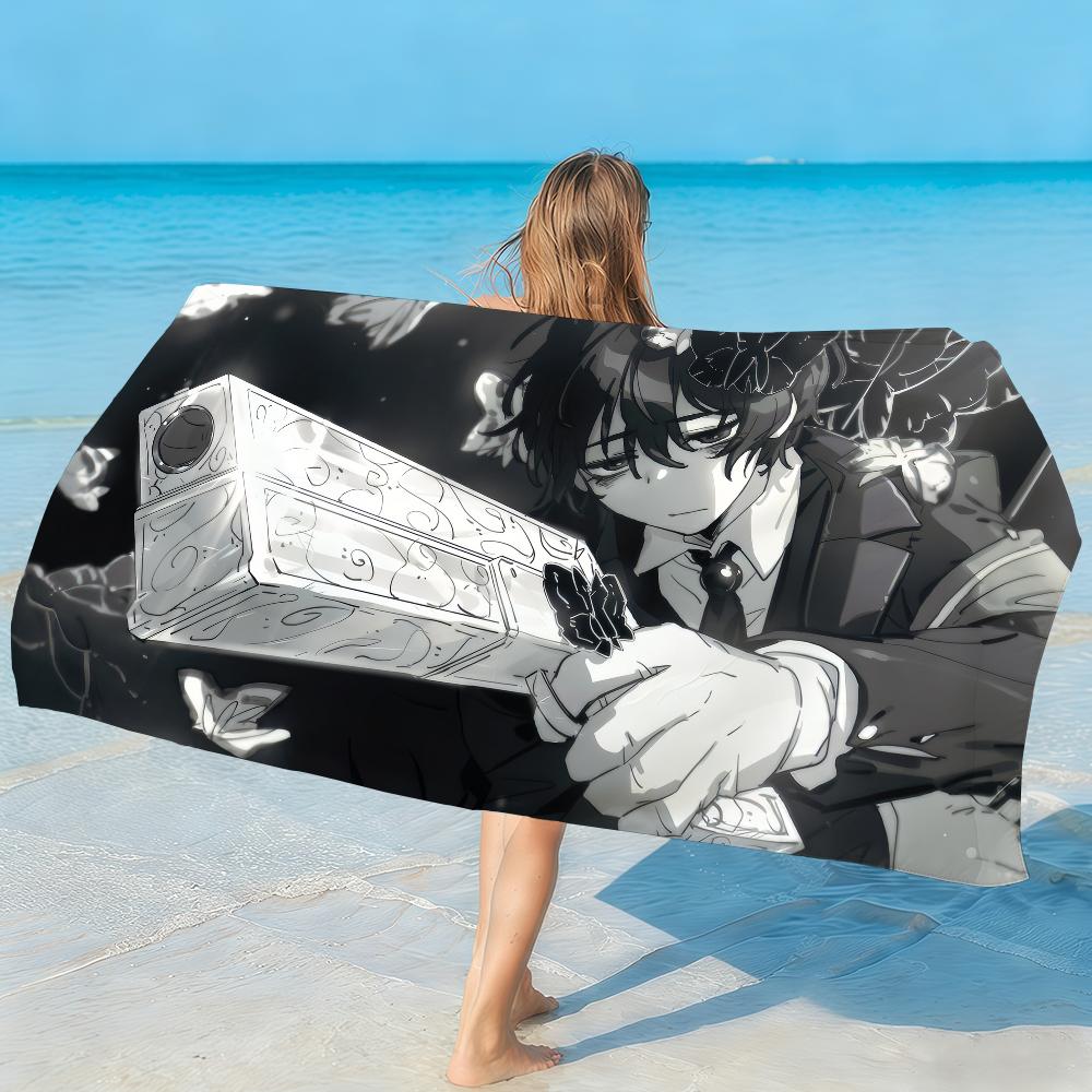 Game L-Limbus C-Company Towel Soft Lightweight Anti-Sand Large Beach Towel Quick-Drying Bath Sports Family