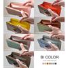 [Liz Days] Wallet, Women's, Long Wallet, Small, Short, Genuine Leather, Cowhide, Very Small, Thin, Slim, Light, Compact (Gray Beige)