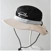 Cappello a Secchiello da Montagna Estivo all'Aperto Stile Giapponese Retro da Donna Primavera Asciugatura Rapida Ciclismo Pescatore Protezione Solare Impermeabile con Corda