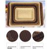Homeglen Wicker-Style Plastic Storage Basket