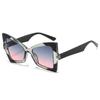 2024 Luxury Oversized Cat Eye Sunglasses for Men Women Fashion Brand Colorful Frame Sun Glasses UV400 Eyewear for Travel Driving