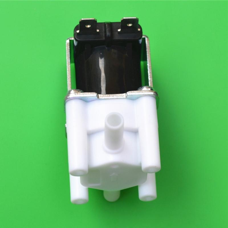 Elektrisches Magnetventil für Ventil Normalerweise Geschlossen Wassermagnetventil für Ventil Kunststoff Schnellanschluss für 1/4 Zoll Rohre 12V 24V 220V