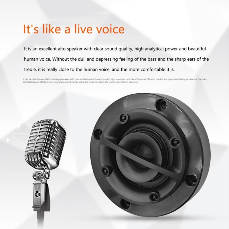 Car Midrange Speaker Vehicle Horn For Car Offering Naturally Voice Reproduction And Smooth Auditory Experience