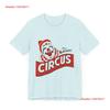 POP Culture Classics Circus Jersey T Shirt Vintage Washed Unisex Stretched Streetwear Slightly Breathable Stylish Casual Homme