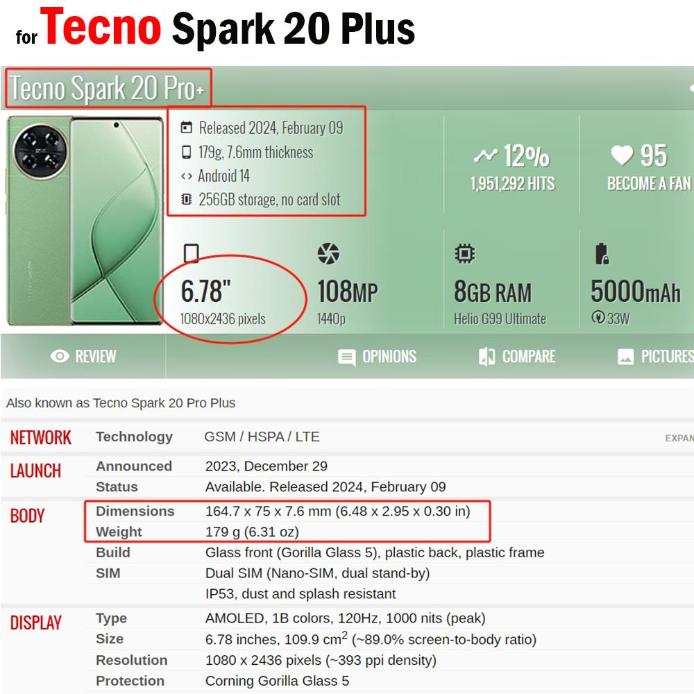 Shockproof Funda for Tecno Spark 20 Pro Plus (6.78 Inch) Case Luxury Fiber Texture PU-Leather Capa for Tecno Spark 20 Pro+ Cover