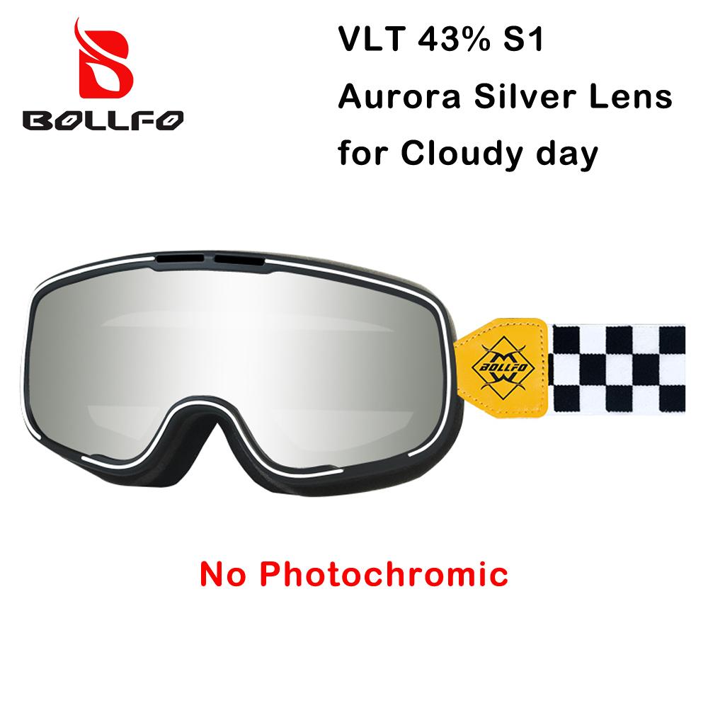 

Color Photochromic Motocross Goggles Men Women Dual-Cycle UV400 Helmet Compatible Discoloration Motorcycle Protective Eyewear
