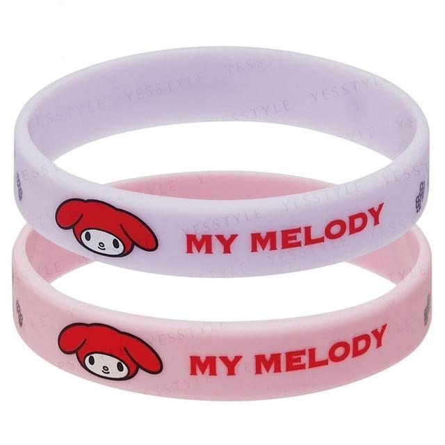 Skater - Sanrio My Melody Insect Repellent Silicone Ring Bracelet 2 pcs