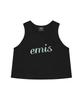 Imiseu Vintage Sleeveless Top-Black