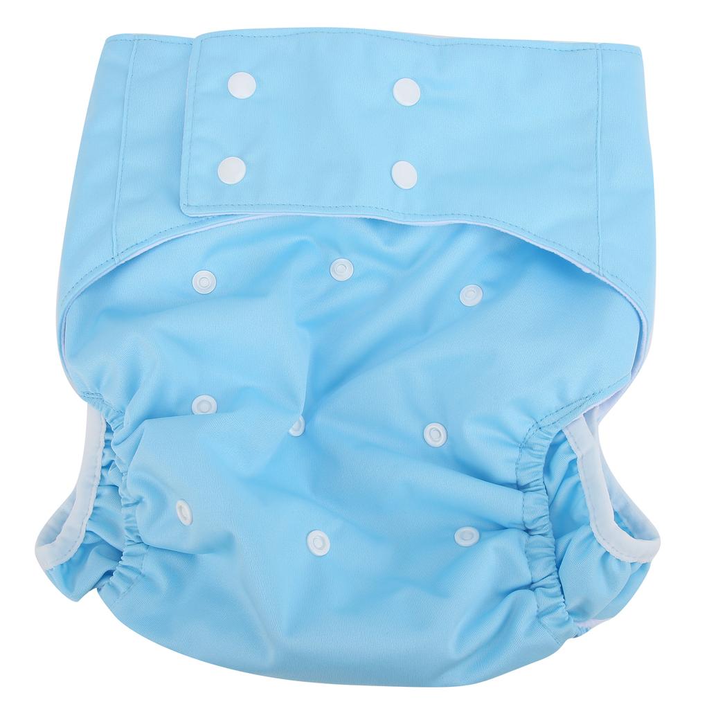 Adult Cloth Diapers Anti Lkage Reusable ket Nappy for Elderly Disabled Incontinence(Purple )