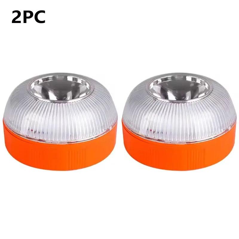 1/2/3PC Car Strobe Warning Emergency Light Flashing Magnetic Induction LED Warning Portable Road Accident Safety Accessory