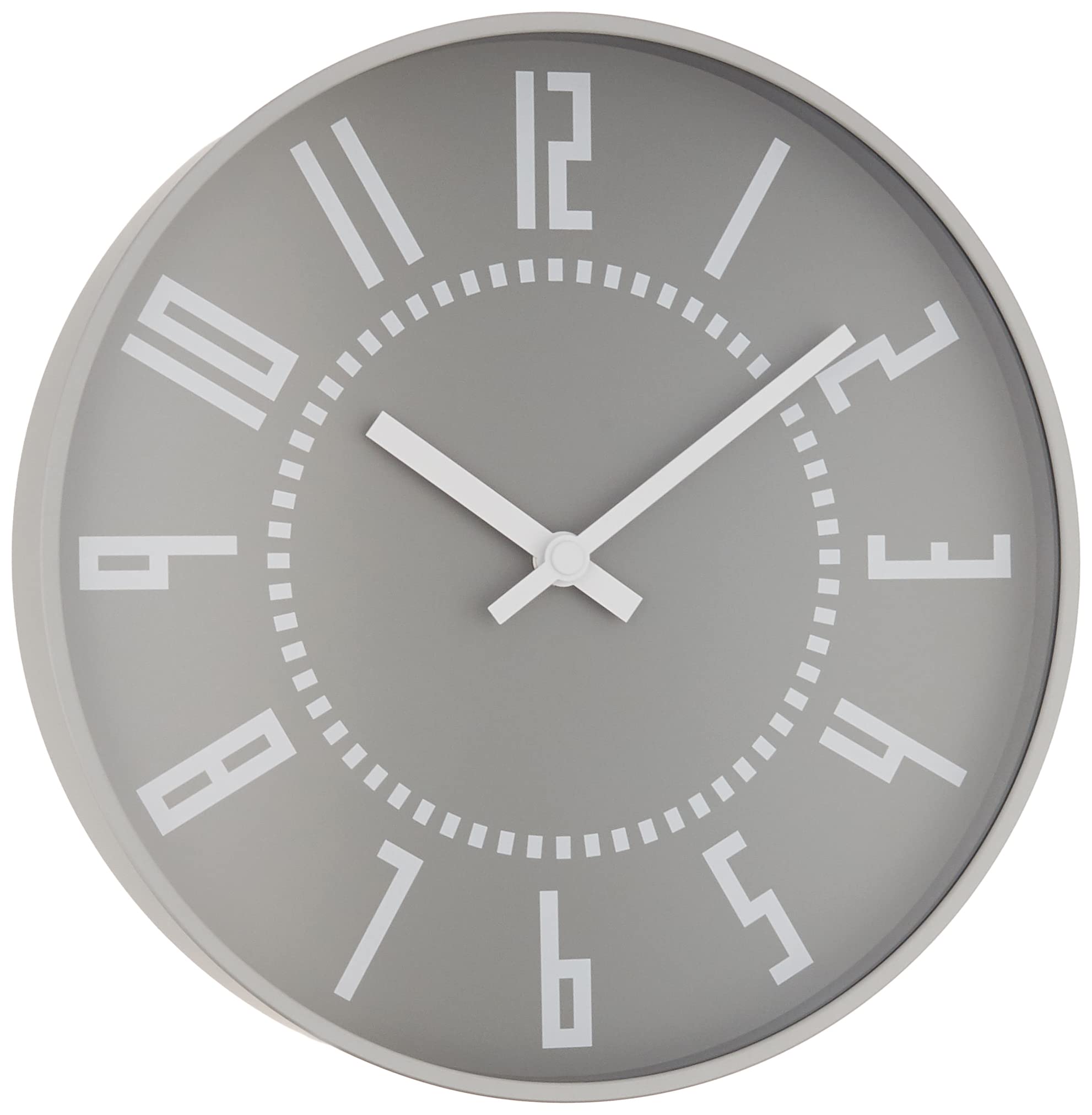 

Lemnos Analog Wall Clock Eki Clock Aluminum Gray eki clock Lemnos Gray Diameter Thickness 4cm TIL16-01GY 25.6cm сірий колір
