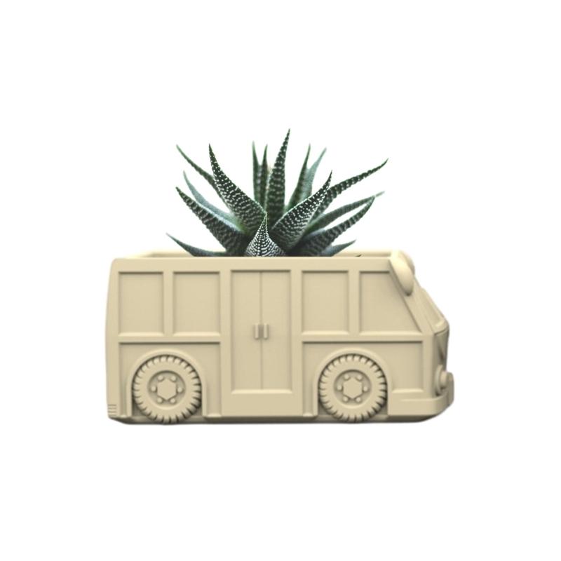 Motorcar Gypsum Silicone Mold Diy Succulents Concrete Flower Pot Vase Plaster Cement Mold Clay Mold Candle Holder Mold