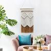 Bohemian Wandbehang Wandteppich Makramee Wanddeko Traumfänger Handgefertigte Handarbeit Für Schlafzimmer Wohnzimmer Dekor D40 x 70cm