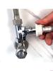 Tees Stop Valves 1/2X1/2X1/2'' Under Sink Splitters Tees Connector Adapter