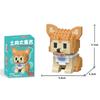Cute Pastoral Teddy Dog Pet Building Blocks Micro-Granular Ornament Children's Toy Gifts New Product Cat And Dog Themed