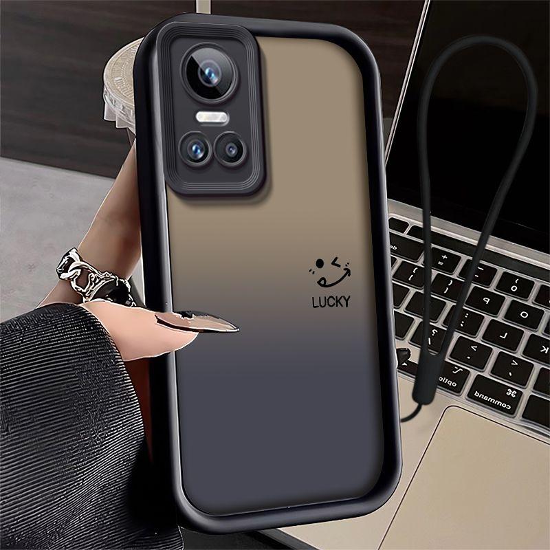 Simple Smiley Face Suitable for Realmegtneo3 Mobile Phone Case Matte Straight Edge