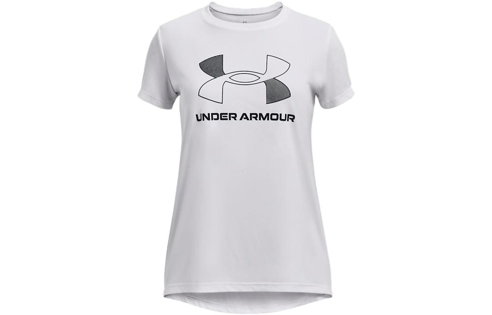 Under Armour Kids T Shirts Crew Neck Moderate 1379310-100 YMD