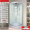 Home Shower Room: Arc-Shaped Integrated Design with Wet/Dry Separation