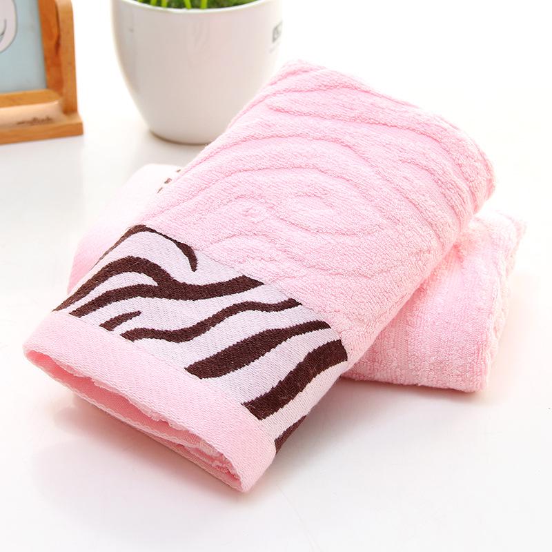 Bamboo Fiber Towel Tiger Pattern Thickened Face Towel Gift Bamboo Charcoal Fiber Towel