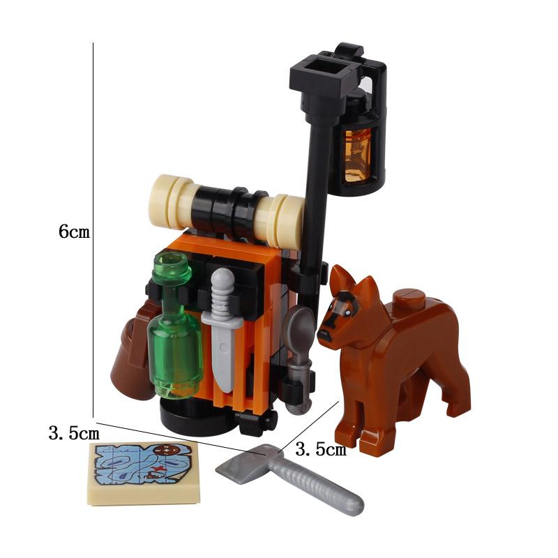 Medieval Military Castle Series Buiding Blocks Street View Wine Cabinet Apple Juice Beverage Maker Bag Bricks Christmas Toy Gift