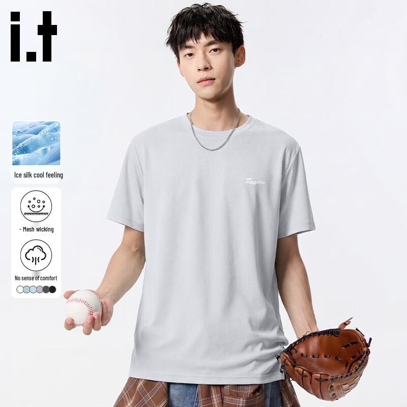 

Fingercroxx Men s Ice Silk Quick-Dry T-Shirt L