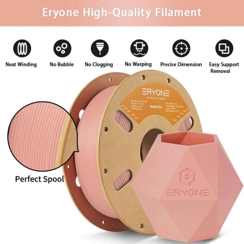 Filament 1.75mm 1KG 3D Printer Filament Strong Toughness 1KG Filament High Precise Filament Accessories