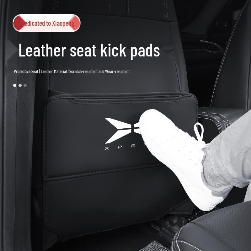 XPeng P7 Rear Kick Pads, P5 Seat Protectors, G3 Backrest Covers, and G9 Interior Accessories