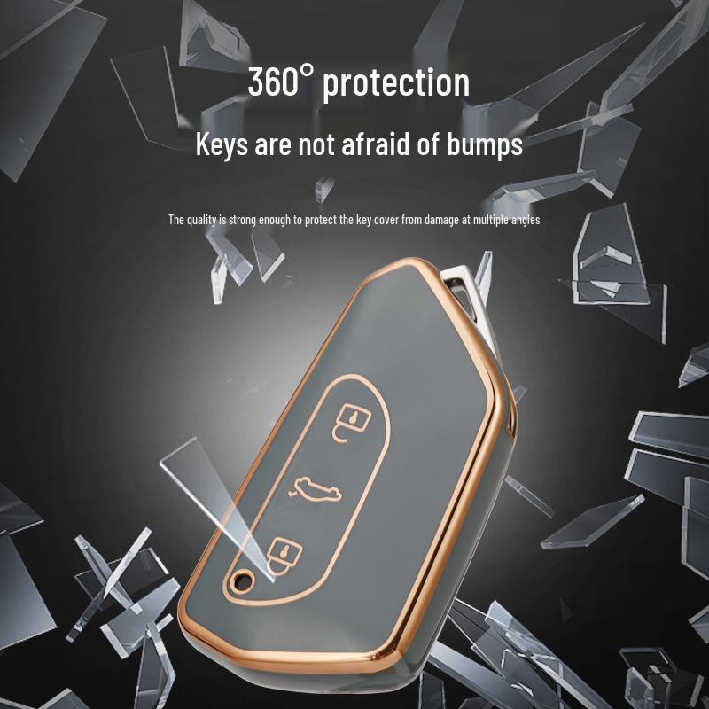 Volkswagen Compatible Key Case: Golf 8, ID.4 X, Crozz, Lamando L, ID.3, Female ID.6, Talagon, Teramont X Shell Buckle.