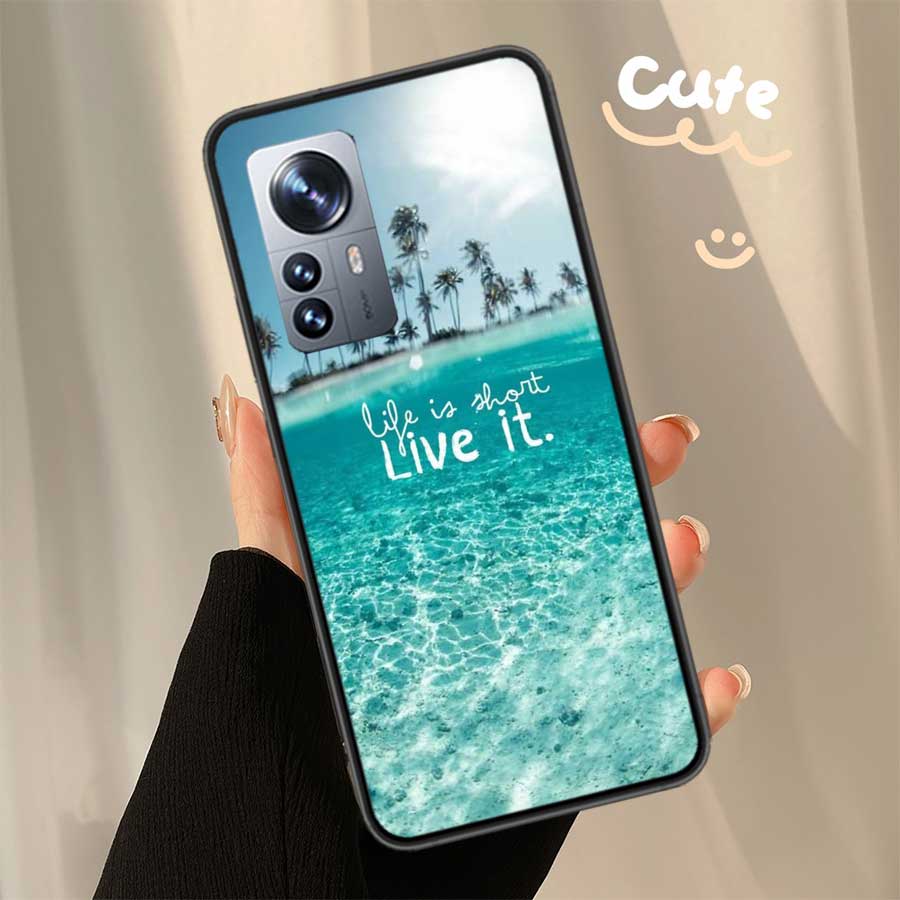

Beach Scenery Coconut Tree Phone Case For Xiaomi Poco X7 X6 X5 X4 X3 GT NFC M4 M5 Pro 5G M3 Mi F6 F5 F4 F3 F2 F1 Capa Coque TPU Xiaomi Poco X4 GT