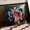 SSamurai CChamploo Anime Cushion Cover Reversible Soft Durable Pillow Cover Home  Car MultiScene Use for Daily Comfort