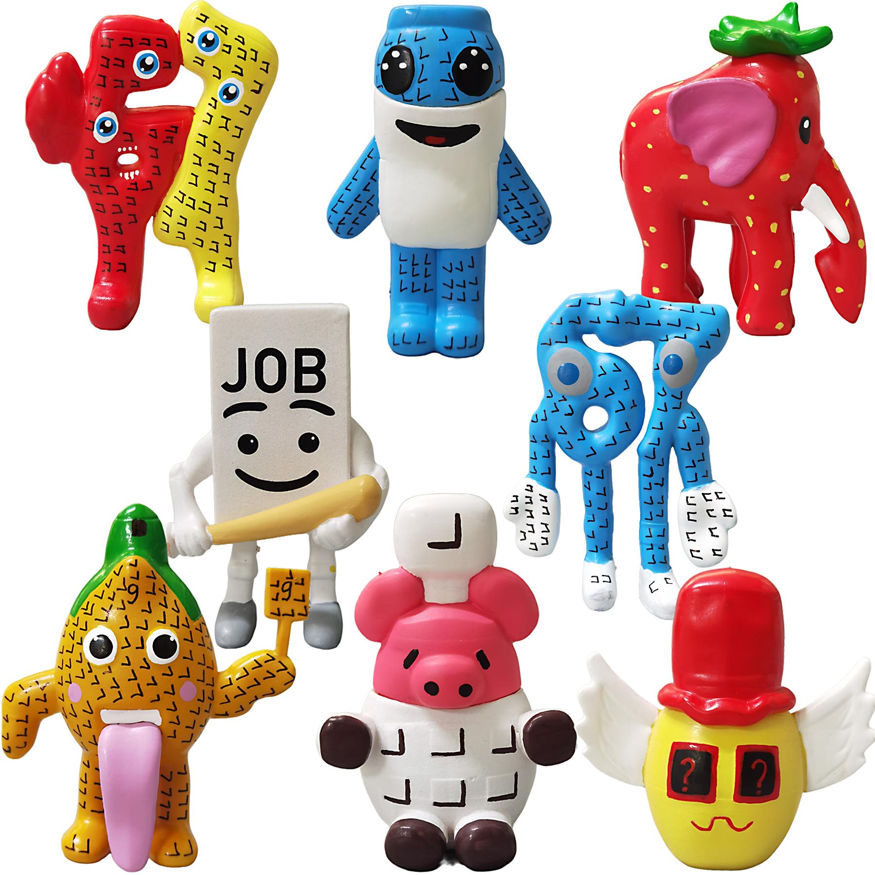 Итальянские Мемные Фигурки Brainrot Игрушки Уникальные Смешные Мультяшные Странные Куклы Набор Цветные Настольные Игрушки и Домашний Декор - Креативные Фигурки S