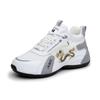 Spring and Autumn Women's Shoes Waterproof Leather Surface Breathable Mesh Surface Embroidered Versatile Women's Shoes