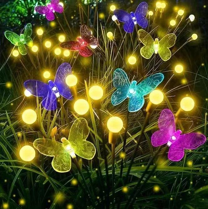 Solar 100LED Lovely Bee Shaped Night Lights Fairy String Outdoor Courtyard Garden Fence Patio Lamp Party Christmas Decorations