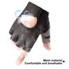1 Pair Sport Gloves Mesh Anti-slip Great Half Finger Unisex Hollow Friction Wear-Resistant Full